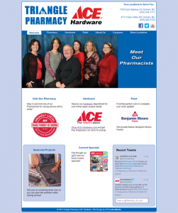 Triangle Pharmacy ACE Hardware Website