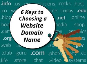 6 Keys to Choosing a Website Domain Name