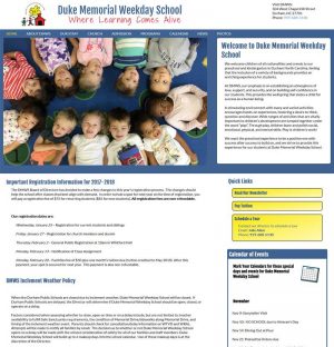 Duke Memorial Weekday School Website